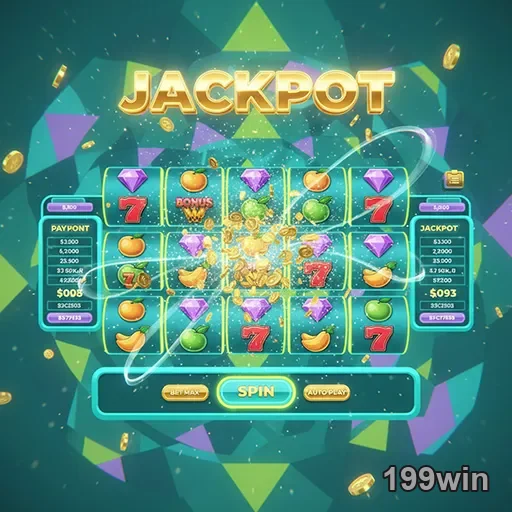 Gráficos realistas de slot games ao vivo na 199win